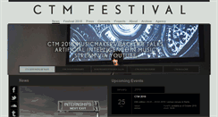 Desktop Screenshot of ctm-festival.de
